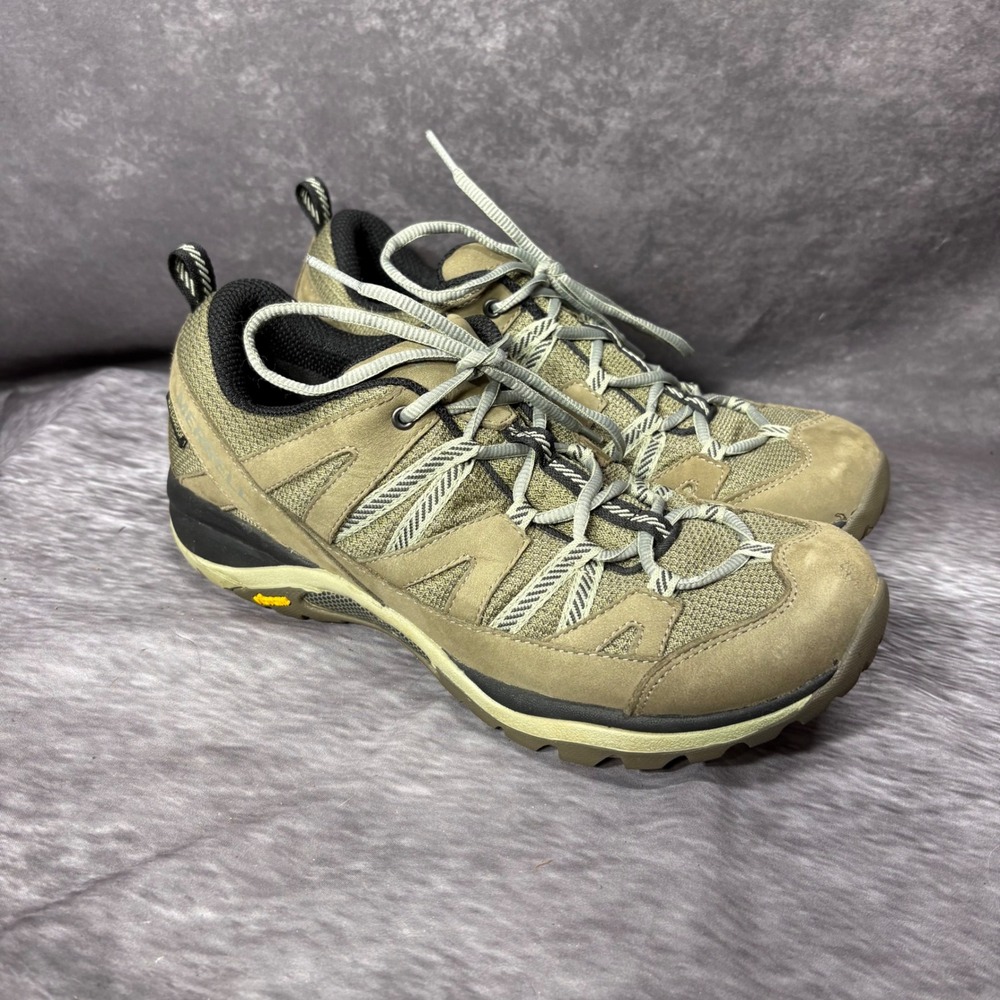 Merrell Siren Sport 3 Waterproof Trail Hiking Shoes Women's Size 10 Olive/Tea